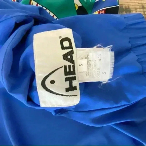 Vintage Head Vibrant Abstract Print Reversible Track Jacket 80-90s Size S - Picture 6 of 9